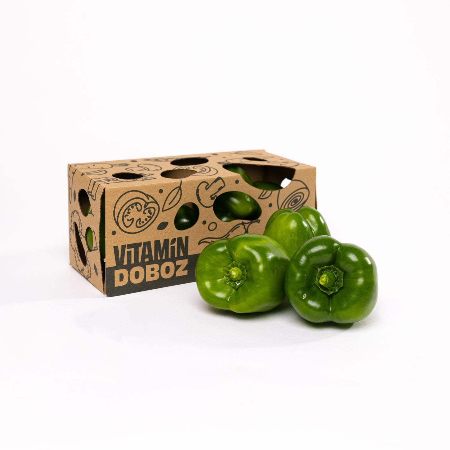 Zöld kaliforniai paprika 500g